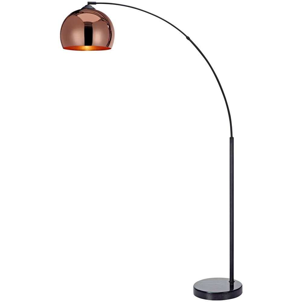 Lampada Da Terra Led Standard Rame Moderna Ricurva Versanora Arquer Vn-l00011 - Foto 1