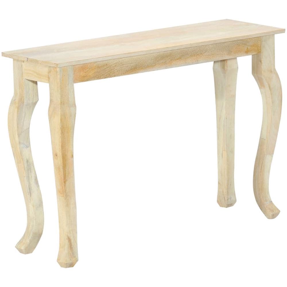 Tavolo Consolle 110x35x77 Cm In Legno Massello Di Mango - Foto 1