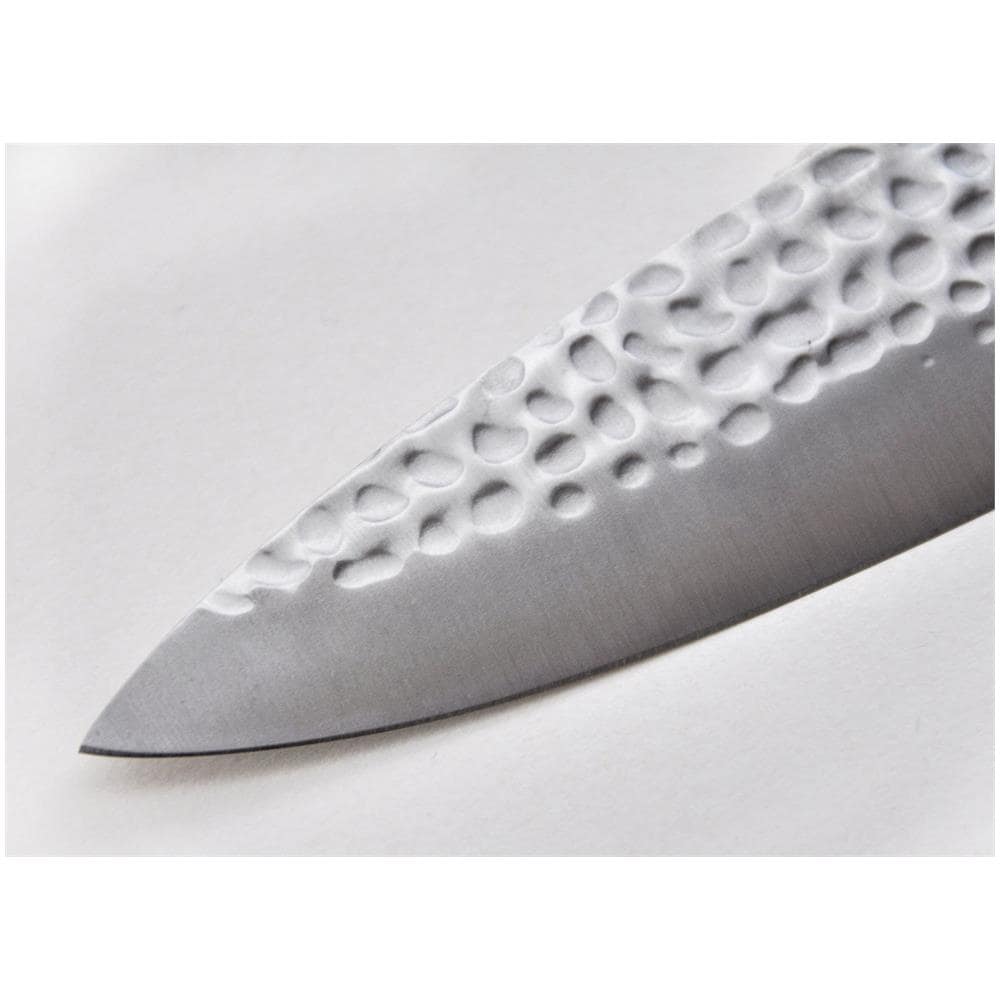 Gyuto Martellato - Lama Del Cuoco Unico Giapponese In Acciaio Inox E Ultra Tagliente - Lama E Manico Martellato Pakkawood. - Foto 2