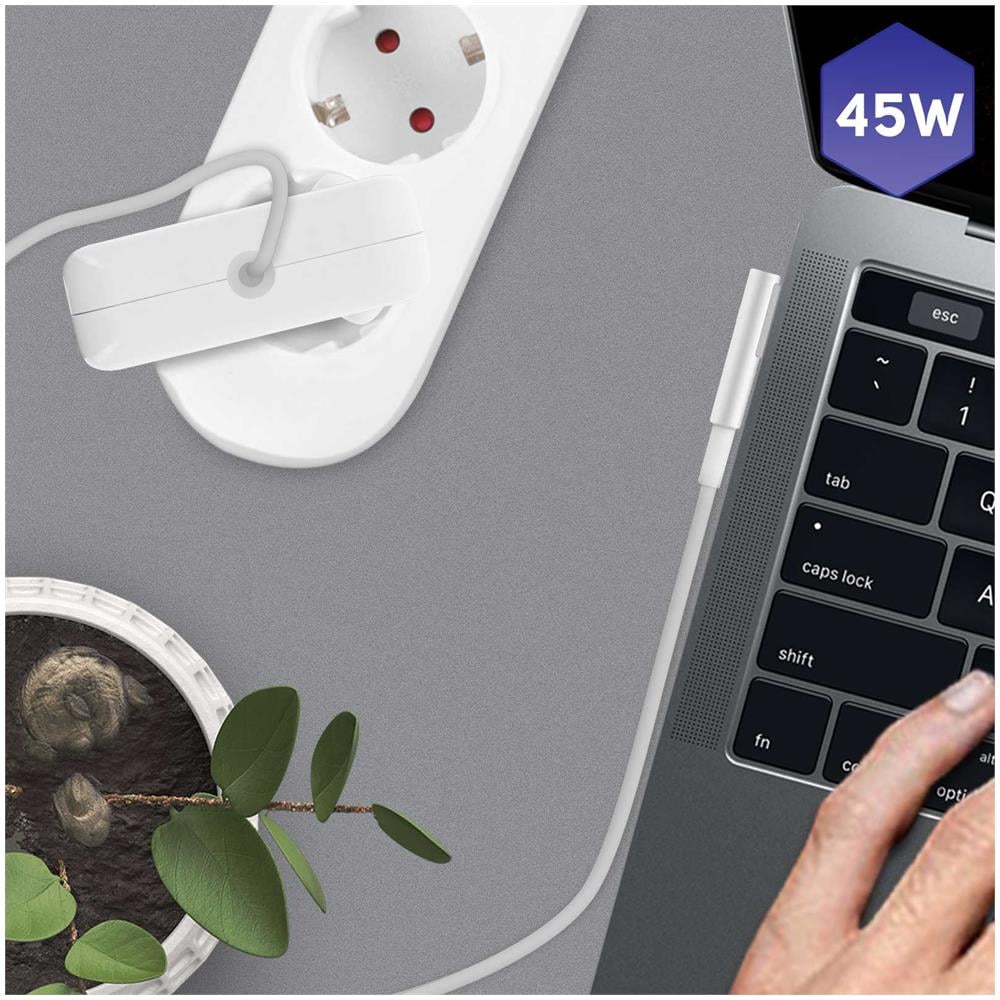 Caricabatterie Magnetico Macbook Air 1a Generazione Magsafe 45w Bianco - Foto 5