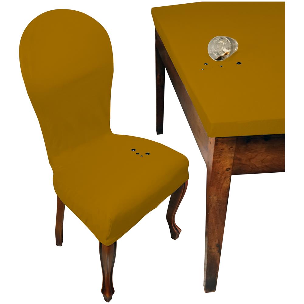 Set 2 Vestisedia Tondo Antimacchia Made In Italy Oro - Foto 1