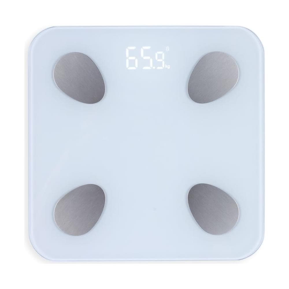 Dom428 - Bilancia Connessa - 13 Indicatori - Piatto In Vetro Temperato - Peso Fino A 180 Kg - Foto 1