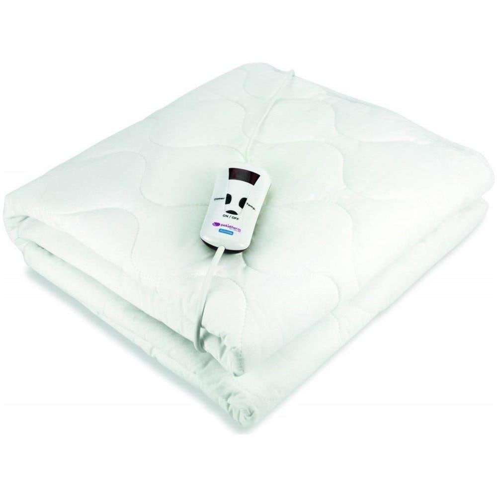 Scaldaletto Elettrico Per Letto Singolo, 150 X 70 Cm | Realizzato In Cotone 100% | Altissima Qualità - Foto 1