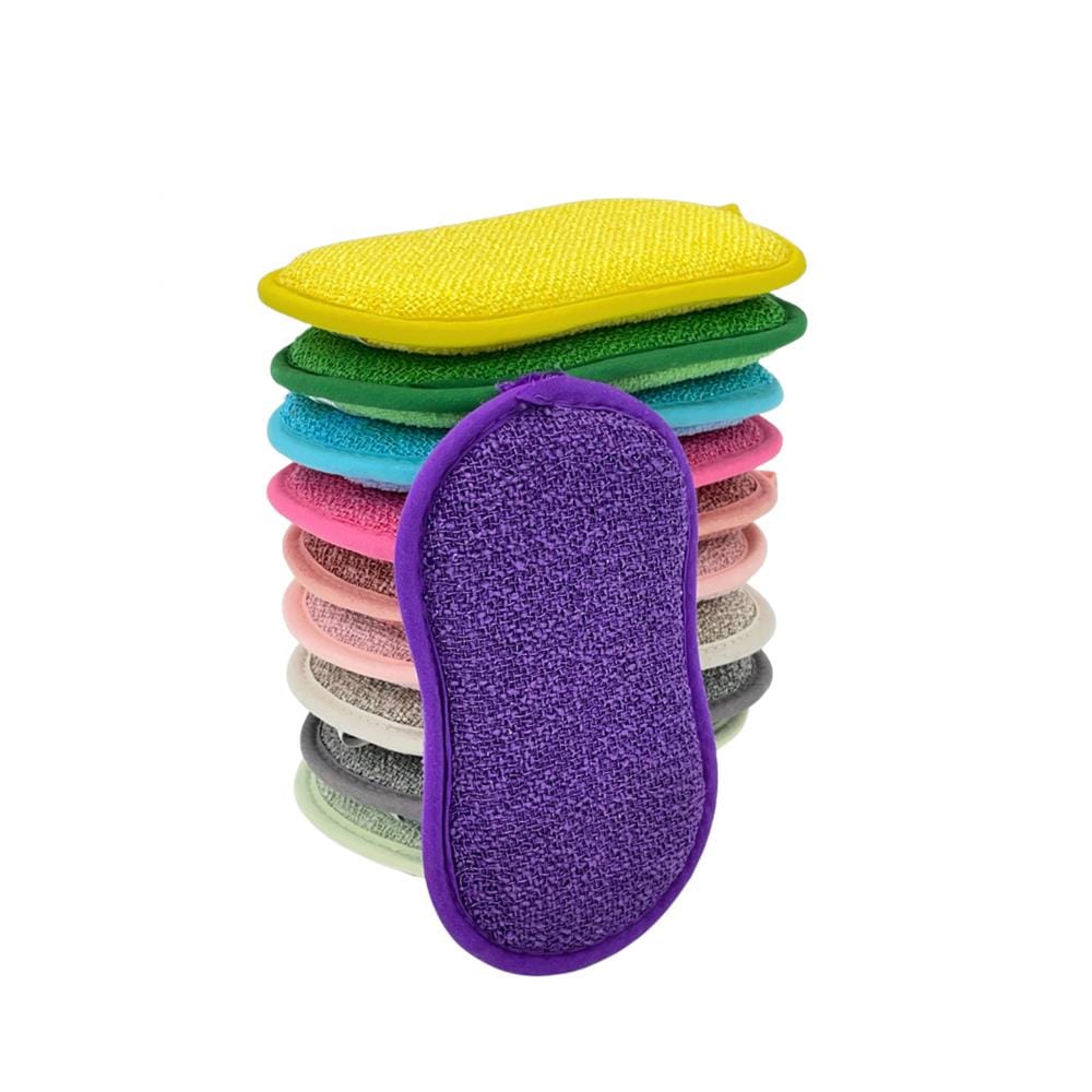 5 Spugne Multiuso - Clever Sponge - - Multicolore - Adulto - Spugna A Doppia Faccia Per Pulire Tutte Le Superfici /lavabile In Lavatrice - Foto 1