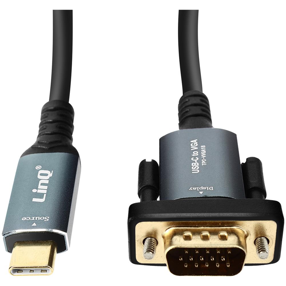 Cavo Usb-c A Vga Full Hd 1080p Plug And Play Lunghezza 1 Metro E 80 - Foto 1