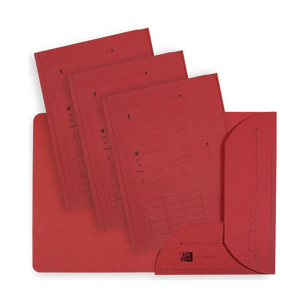 100330148 cartella Cartoncino Rosso A4 - Foto 1