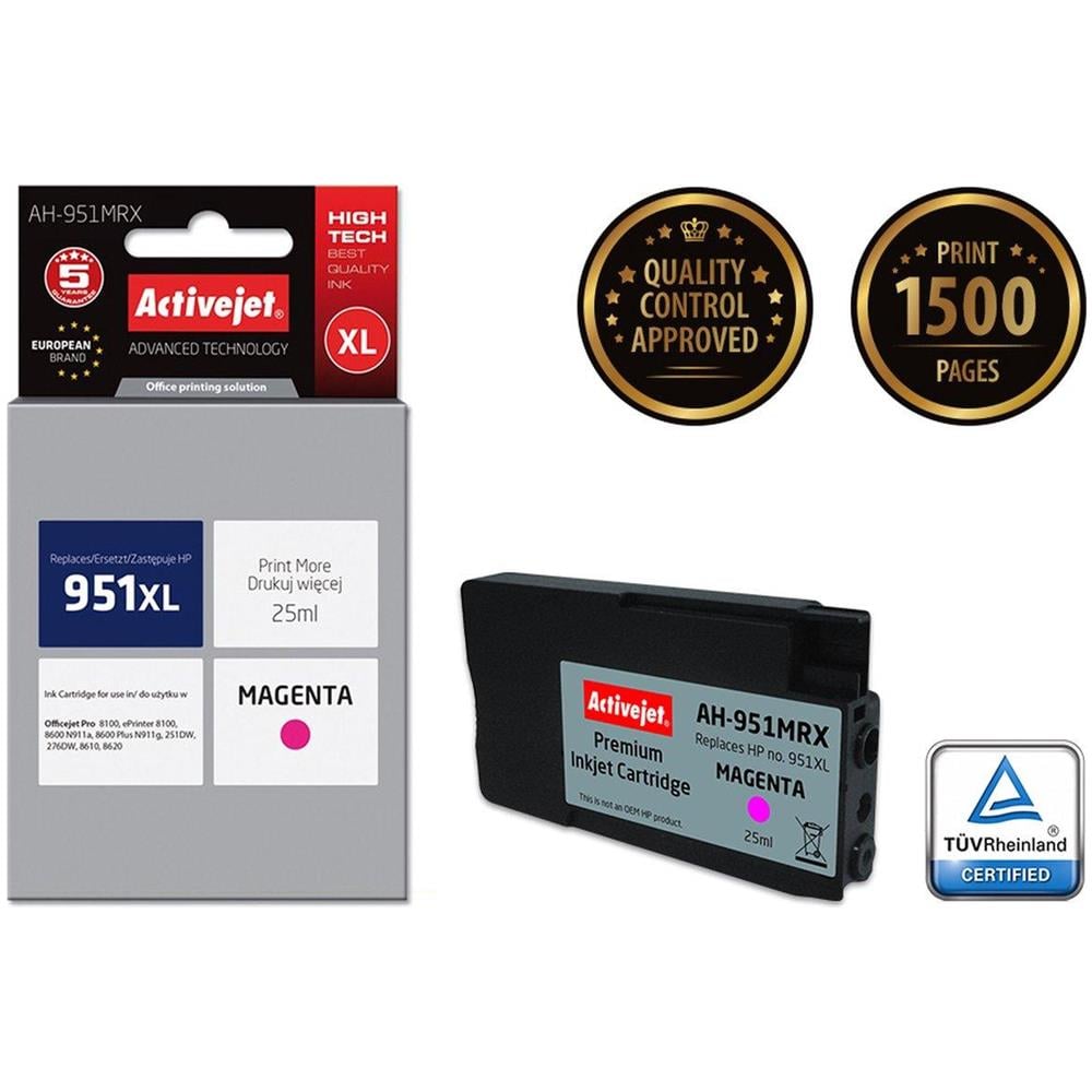 Inchiostro Activejet Ah-m652rx (ricambio Per Hp 652 F6v25ae /f6v24ae; Premium; 1 X 20 Ml, 1 X 21 Ml; Nero, Colore) - Foto 1