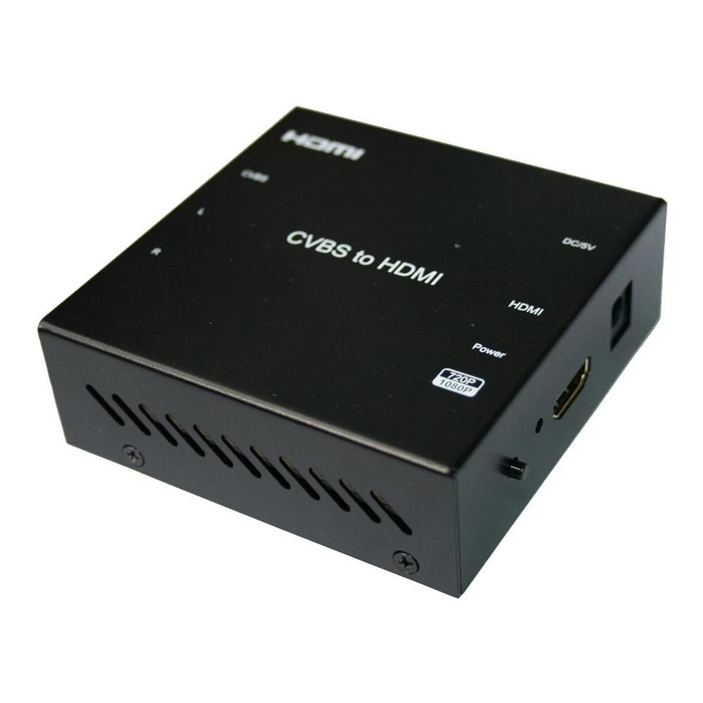 Convertitore Video Da Cvbs / Rca A Hdmi, 720 Colori Nero / 1080p - Foto 1