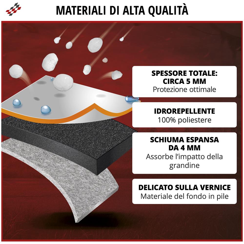 Telo Copriauto Antigrandine Perma Protect Misura S - Foto 7