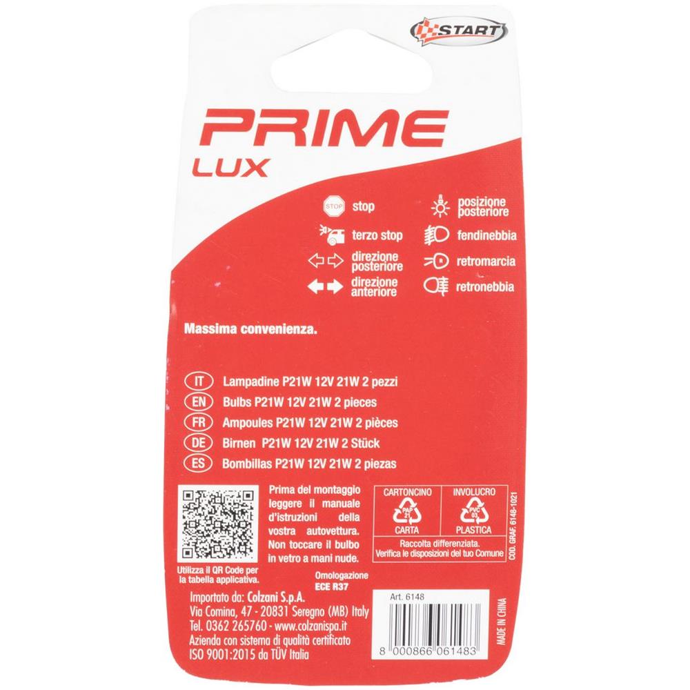 P21w Coppia Di Lampadine Per Luci Lampeggiatori Auto 12v 21w Ba15s - Foto 3