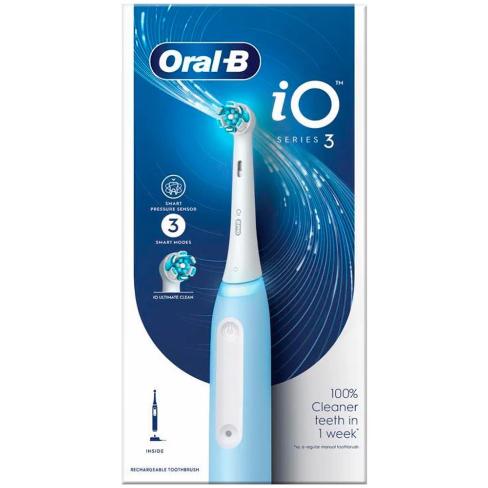 IOSERIES3ICE spazzolino elettrico Adulto Spazzolino rotante-oscillante Blu - Foto 2