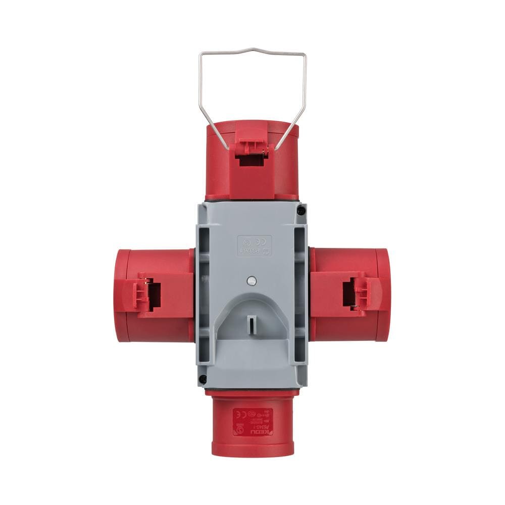 1081670 adattatore per presa di corrente Grigio, Rosso - Foto 2