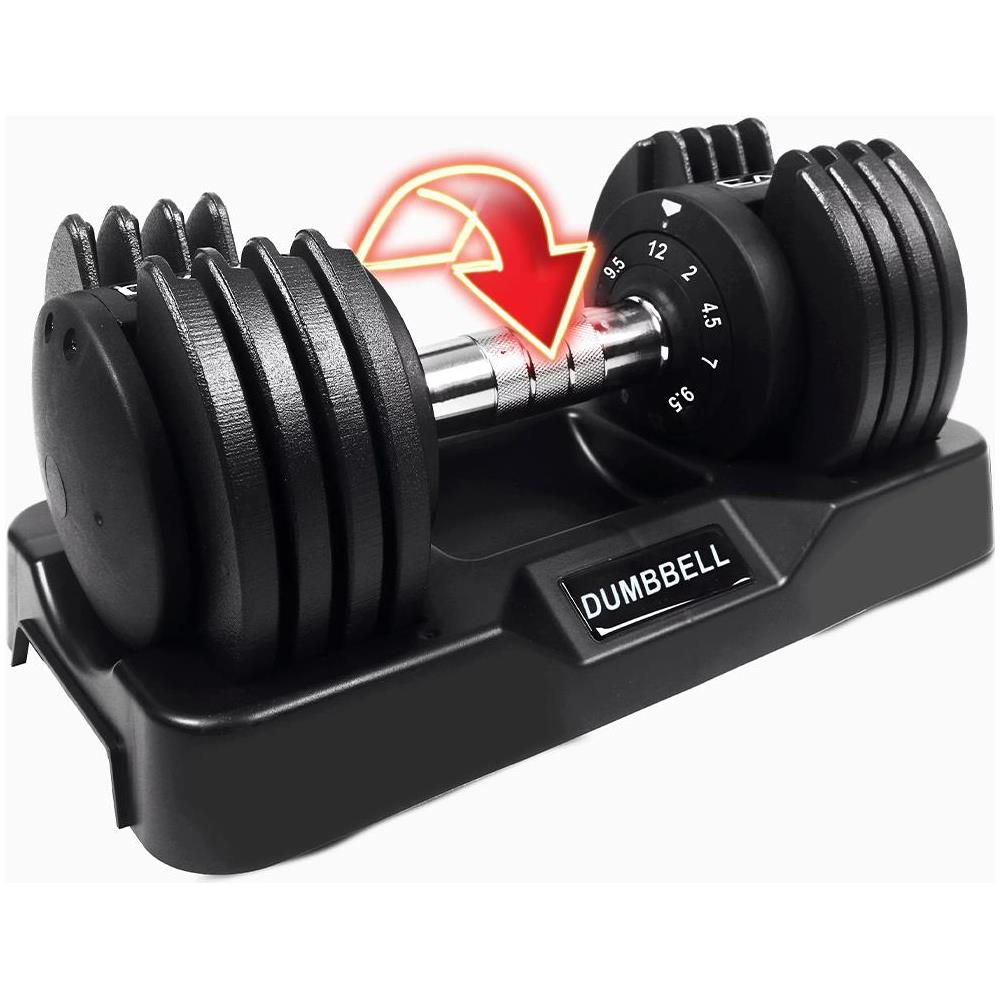 Manubrio da Palestra Regolabili da 2-12 kg Allenamento Palestra con Pesi da Casa - Foto 5