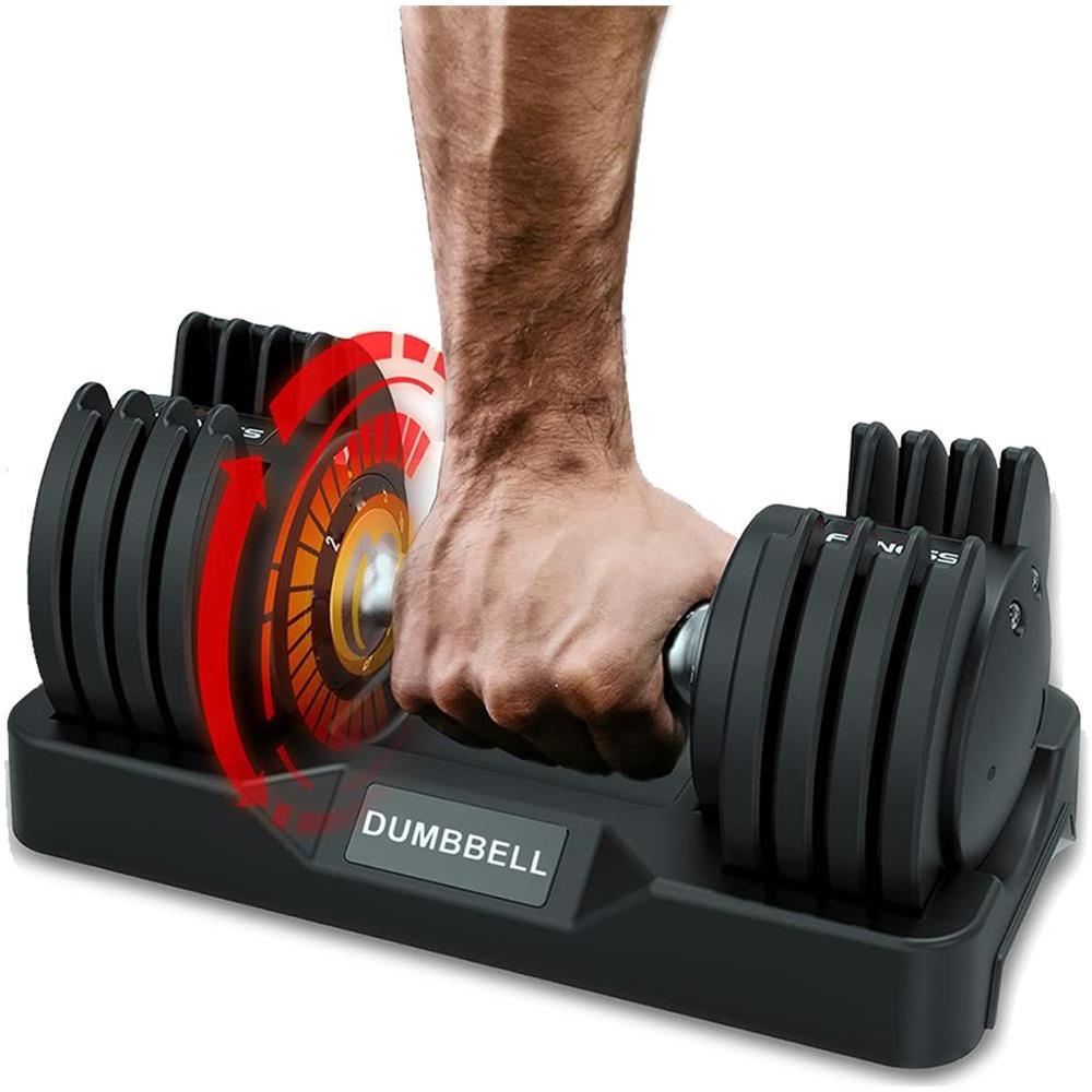 Manubrio da Palestra Regolabili da 2-12 kg Allenamento Palestra con Pesi da Casa - Foto 1