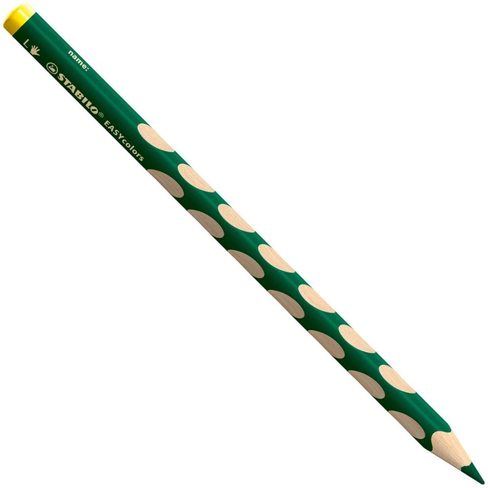 EASYcolors - Matita colorata Ergonomica - per Mancini - Confezione da 6 - Verde - Foto 2