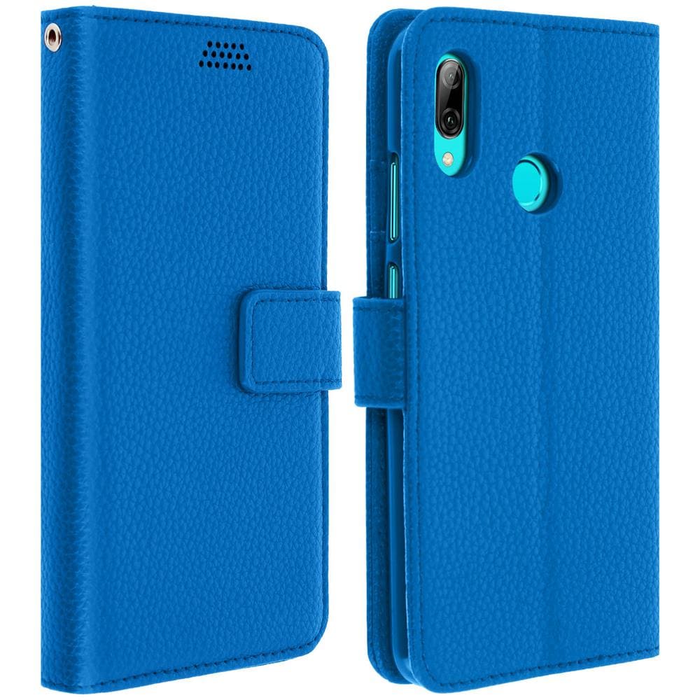 Custodia Huawei P Smart 2019 / Honor 10 Lite Tasche Supporto Soft Touch Azzurra - Foto 1