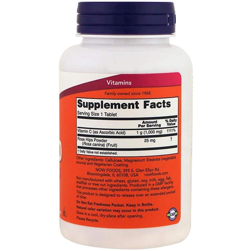 Vitamin C 1000 Da 100 Tabs - Vitamina C - Foto 4