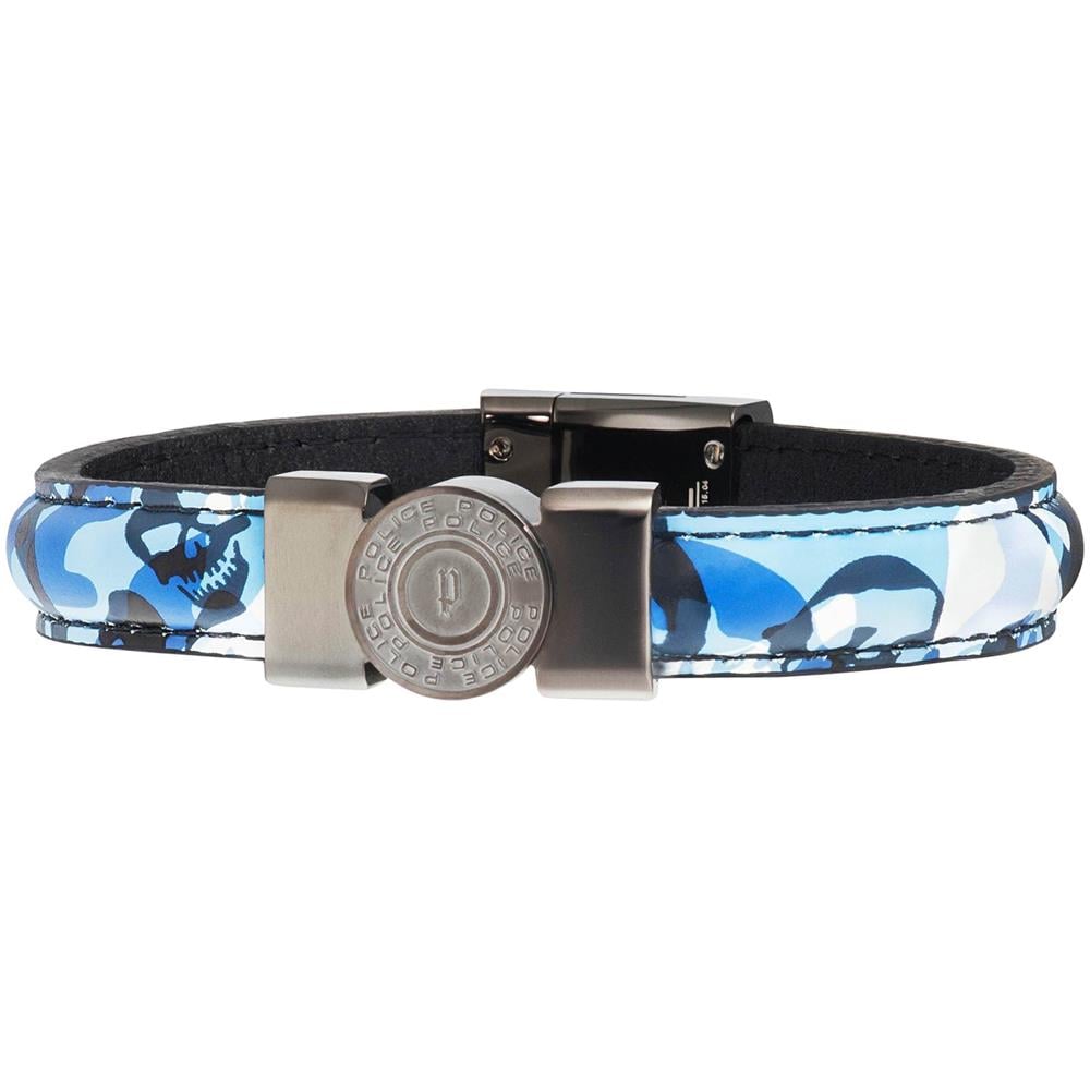 Gioielleria Police Pj25556blu03l. Bracciale, Colore Blu. Uomo. - In ordine - Foto 1