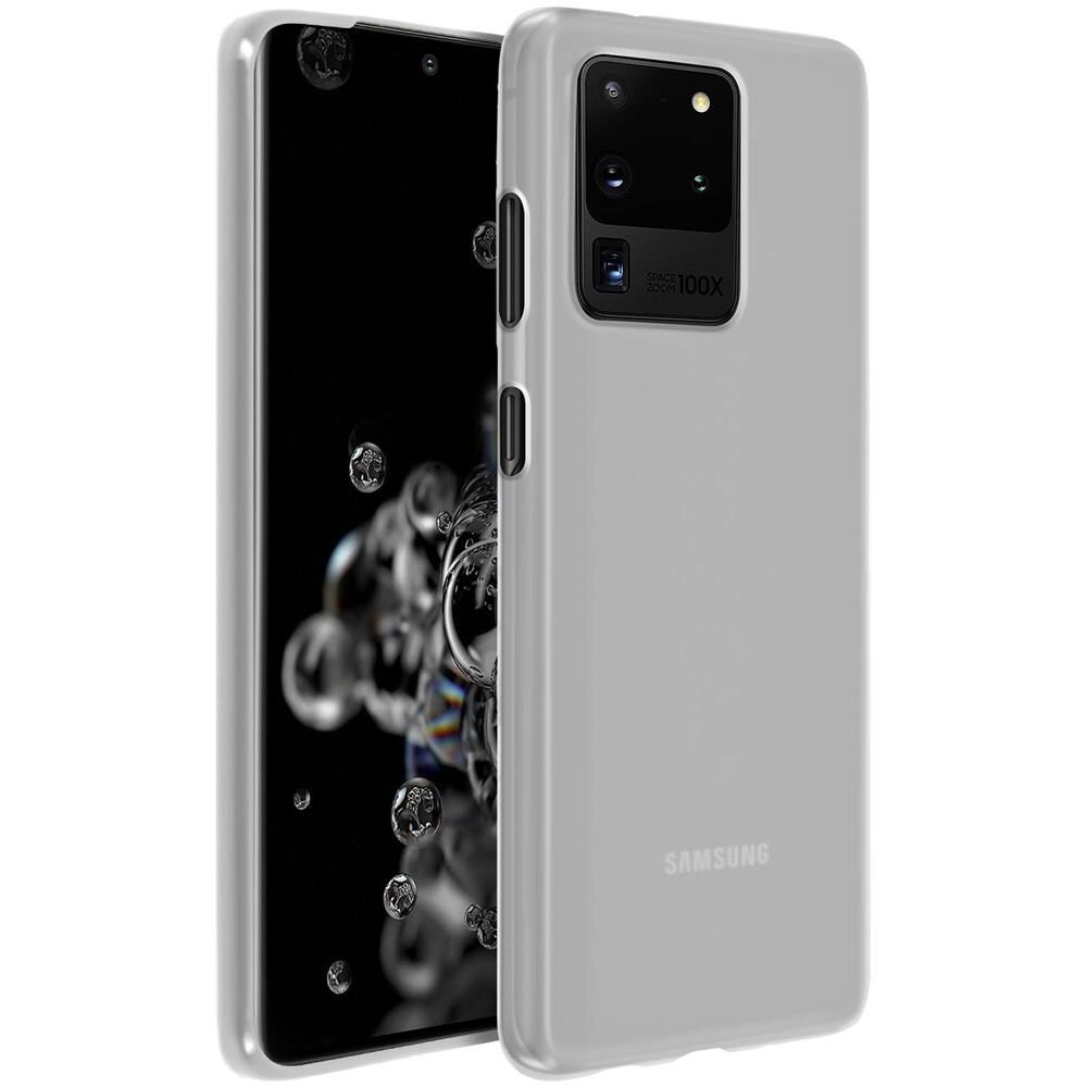 Cover Samsung Galaxy S20 Ultra Protezione Silicone Morbido Antishock Trasparente - Foto 1