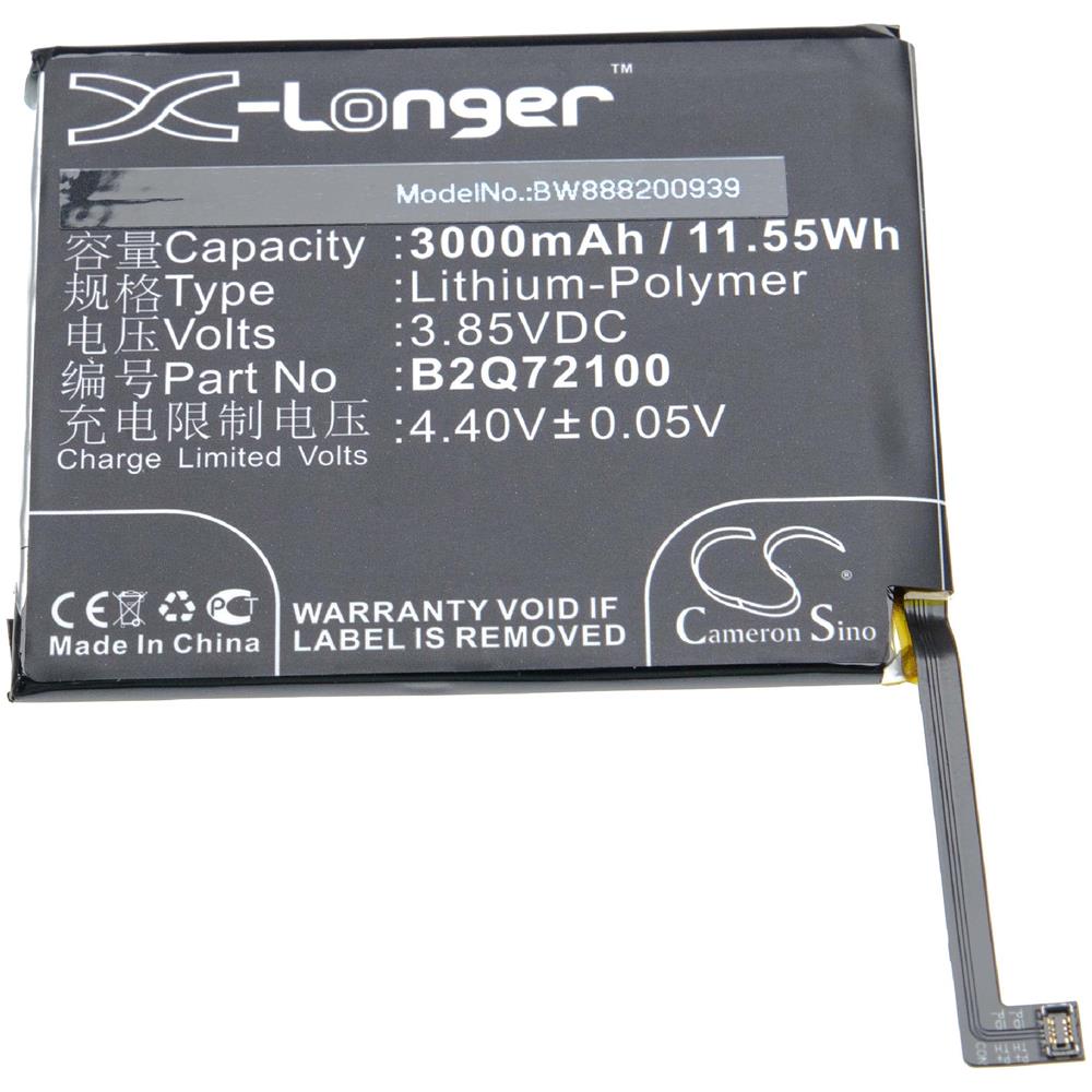 Batteria Sostituisce Htc B2q72100 Per Smartphone Cellulare Telefono Cellulari (3000mah, 3.85v, Li-poly) - Foto 1