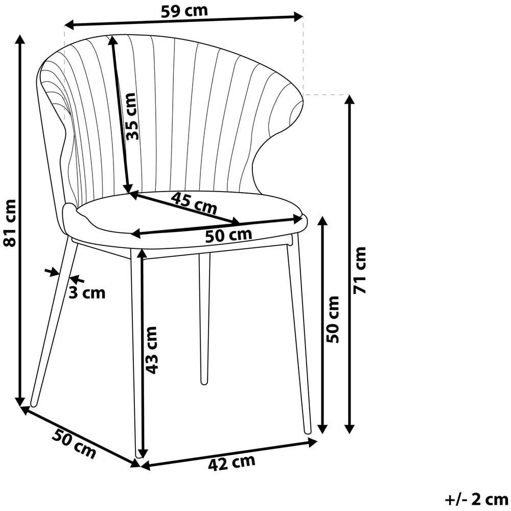 Set Di 2 Sedie In Velluto Giallo Augusta - Foto 2