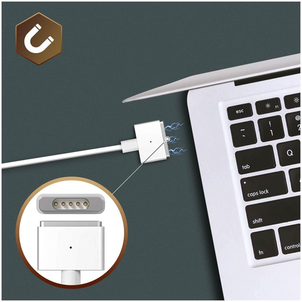Caricabatterie Magsafe 2 Magsafe 2 Macbook Pro Retina 13'' 60w A2-60 Bianco - Foto 2