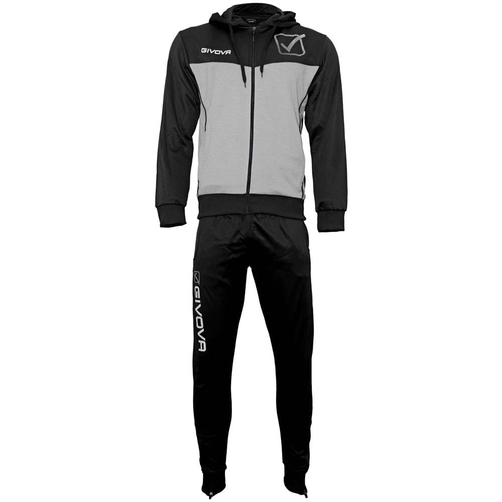 Visa Tuta Nero Fashion Athletic Cotone Comfort Cappuccio Nero Xl - Foto 1