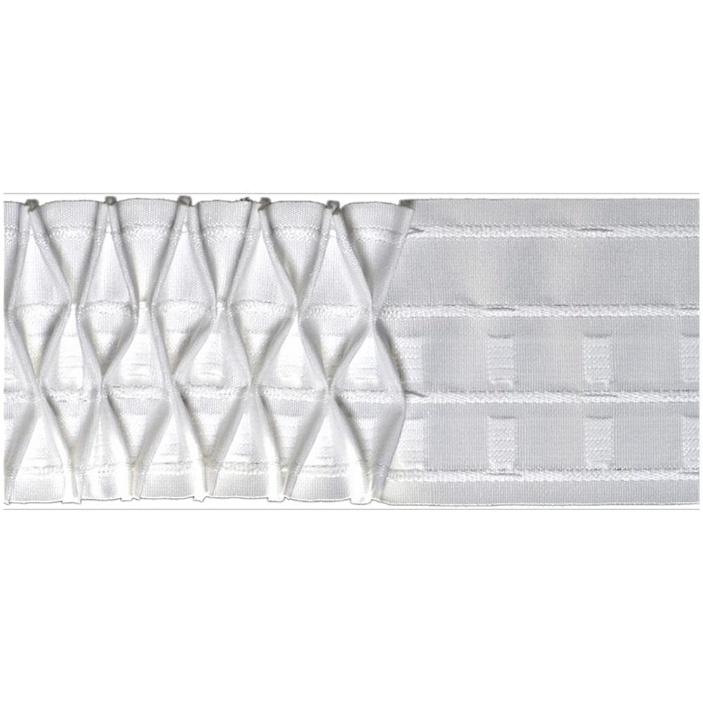 Nastro per Tende, 3 cm x 30 m, Nastro con Piega a Pizzico per Tende, Nastro per Accessori per Tende, per Tenda per Finestra, Tenda per Porta e Tenda per Doccia