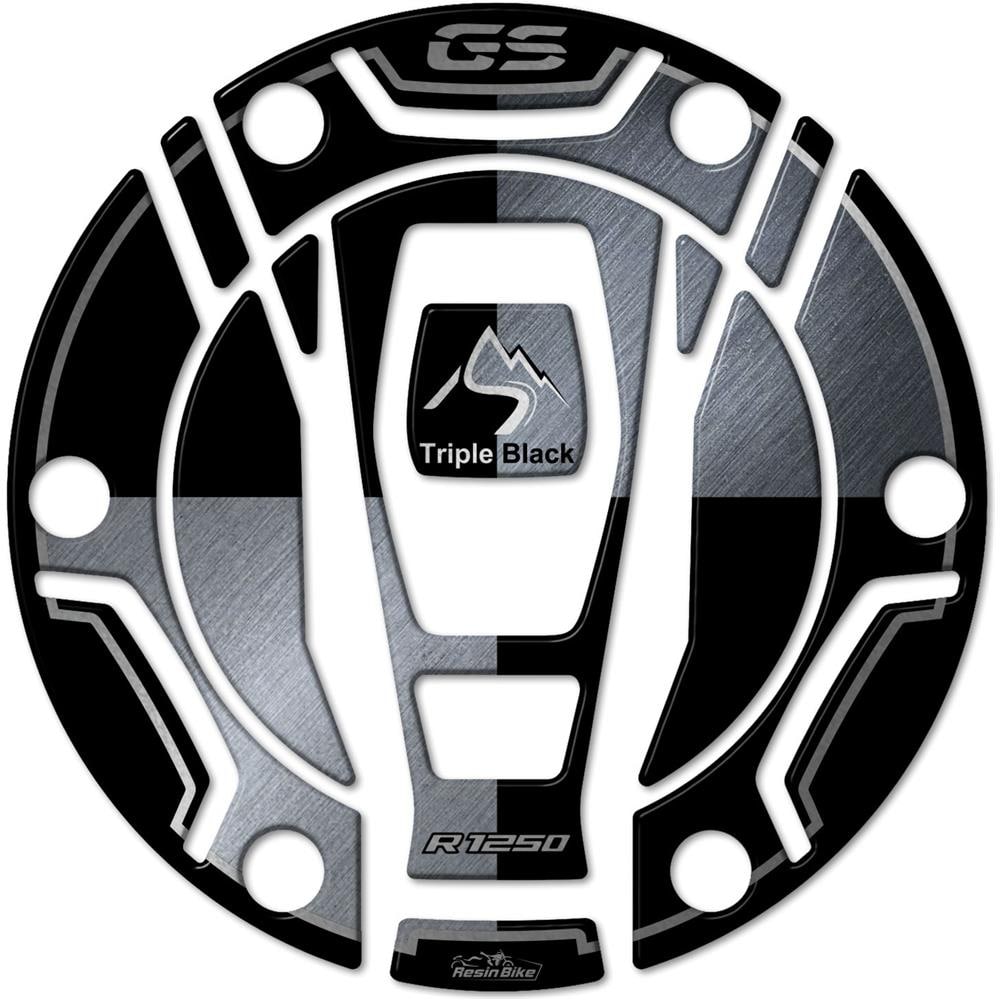 Adesivo 3d Protezione Tappo Compatibile Con R 1250 Gs Triple Black 2021 - Foto 1