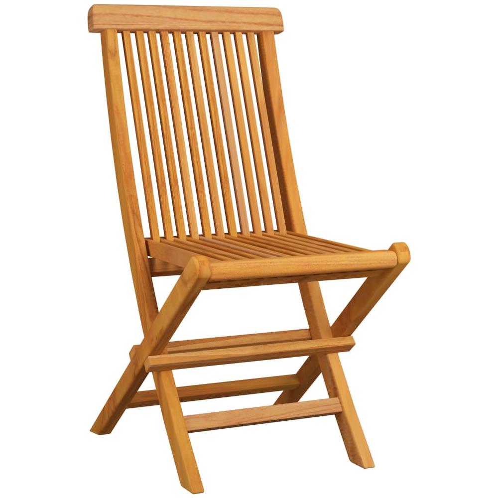 Sedie Da Giardino Con Cuscini Rossi 4 Pz Massello Di Teak - Foto 2