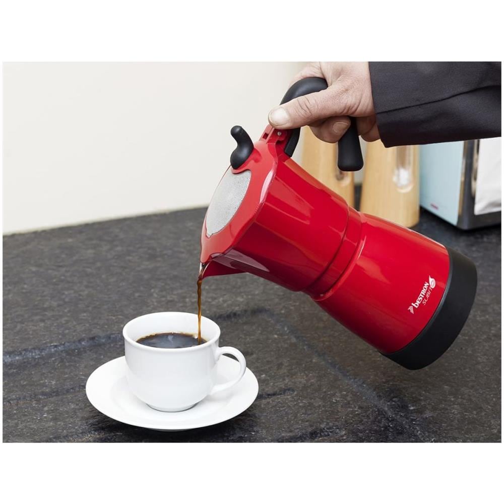 Macchina per il Caffè Espresso 6 Tazze 480 W Rossa AES480 - Foto 2