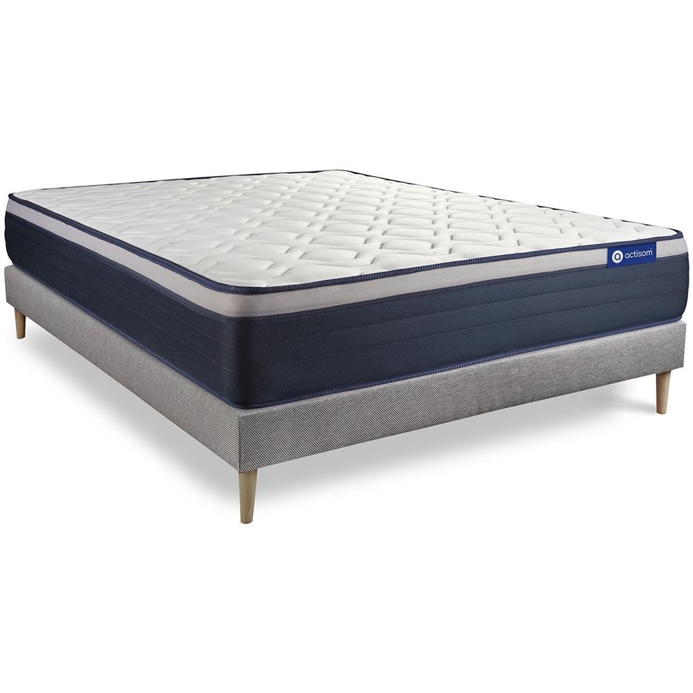 Kit Rete E Materasso Matrimoniale Actilatex Max 150x200cm - Spessore : 26cm - Lattice E Memory Foam - Rigido - Foto 1