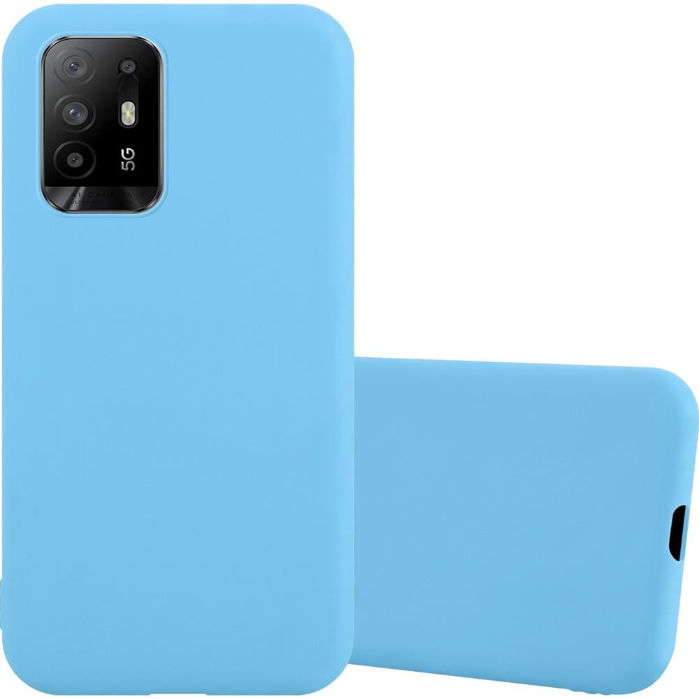 Custodia Compatibile Con Oppo A94 5g In Candy Blu - Coperchio Protettivo In Silicone Tpu Flessibile - Foto 1