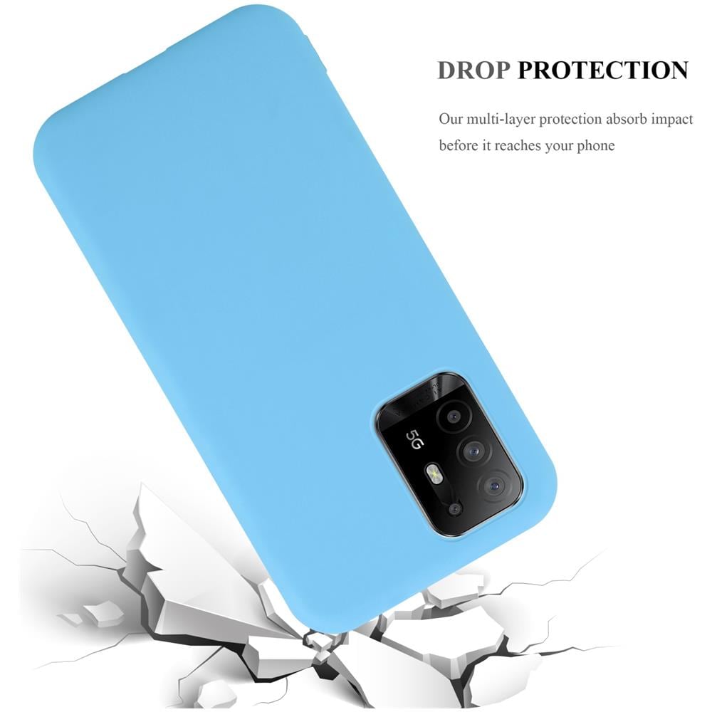 Custodia Compatibile Con Oppo A94 5g In Candy Blu - Coperchio Protettivo In Silicone Tpu Flessibile - Foto 7