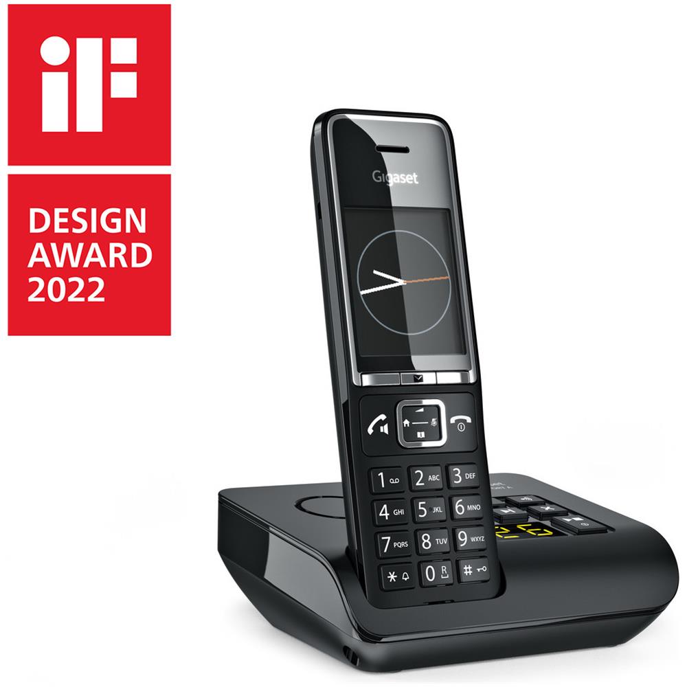 Telefono DECT Cordless Comfort 550A con Segreteria Telefonica e Vivavoce Colore Nero - Foto 2