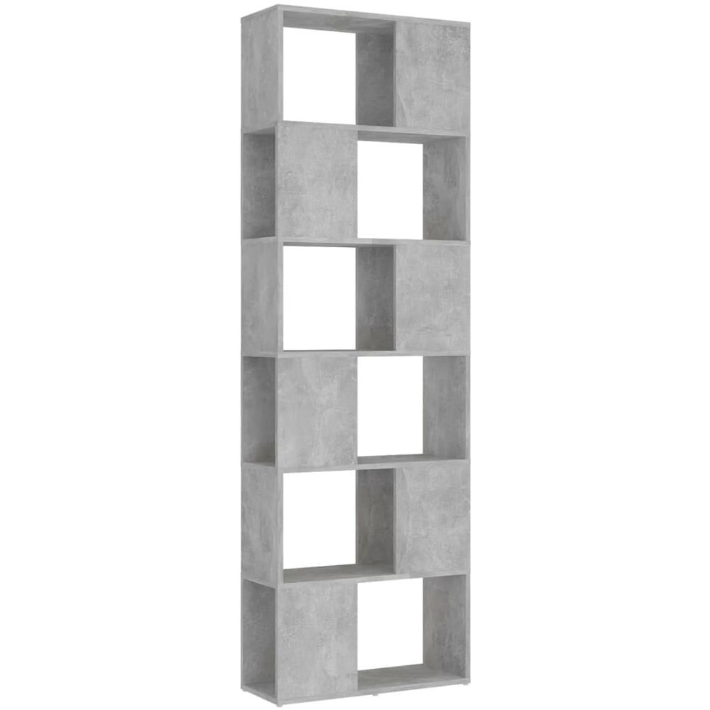 Libreria / divisorio Grigio Cemento 60x24x186 Cm In Truciolato - Foto 2