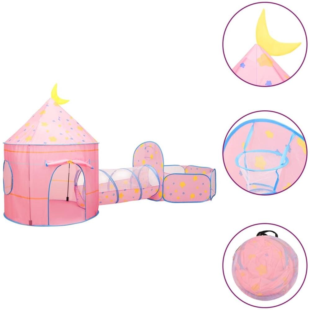 Tenda Da Gioco Per Bambini Rosa 301x120x128 Cm - Foto 1
