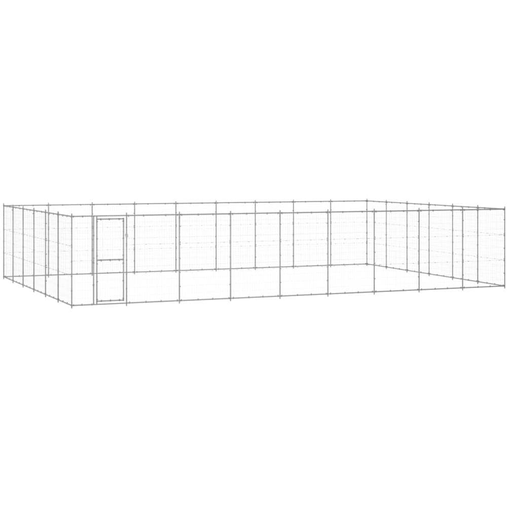 Gabbia Per Cani Da Esterno In Acciaio Zincato 65,34 M - Foto 1