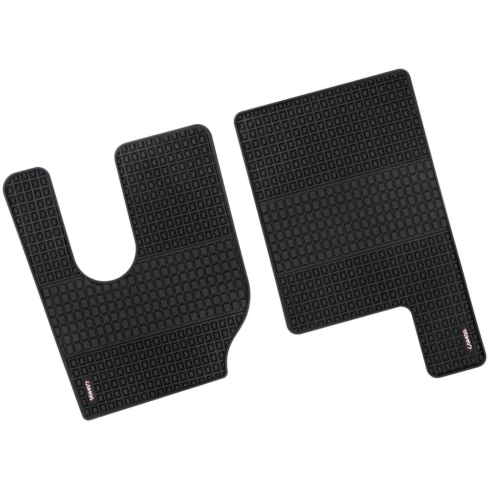 Coppia Tappeti Su Misura In Eco Gomma Per Camion - Compatibile Per Renault K (06/13>12/21) - Renault T (06/13>12/21) - Renault C (06/13>) Cabina 2,5m - Renault K (01/22>) - Renault T (01/22>) - Renault T High (06/13>) - Foto 1