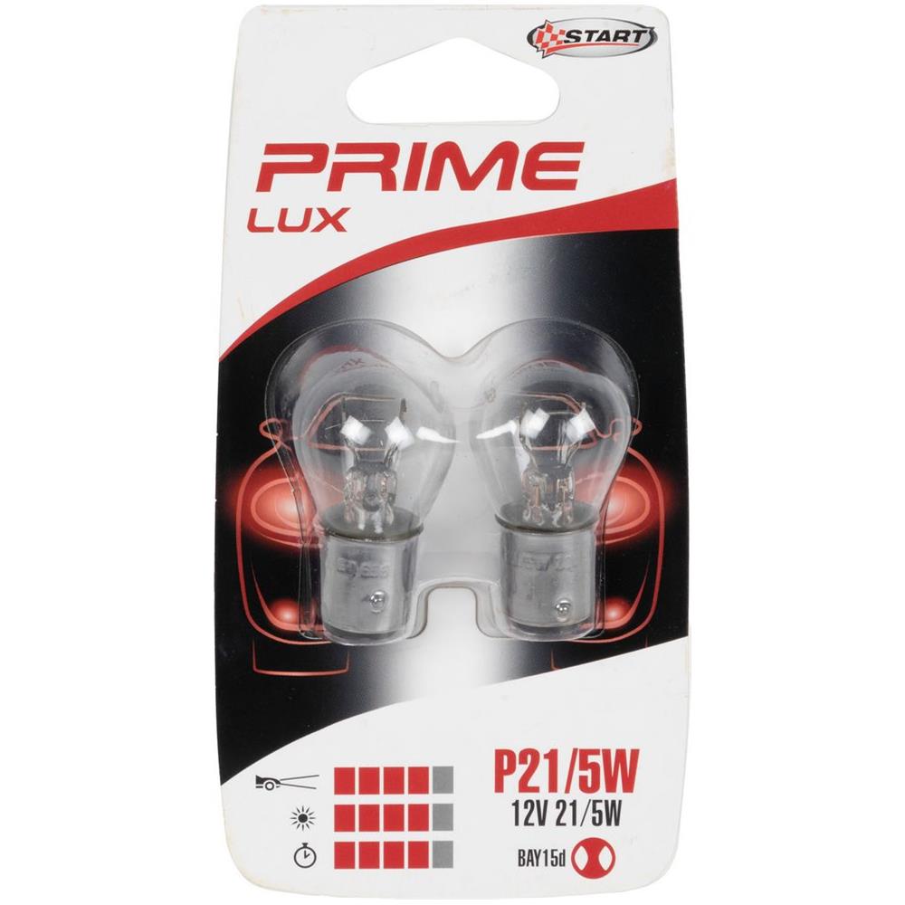 Coppia Di Lampadine Biluce Per Luci Auto 12v P21/5w Bay15d - Foto 1