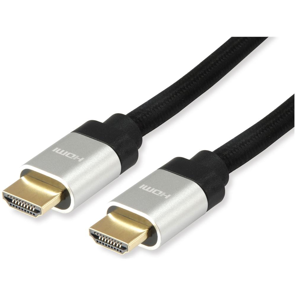 119382 cavo HDMI 3 m HDMI tipo A (Standard) Nero, Argento - Foto 1