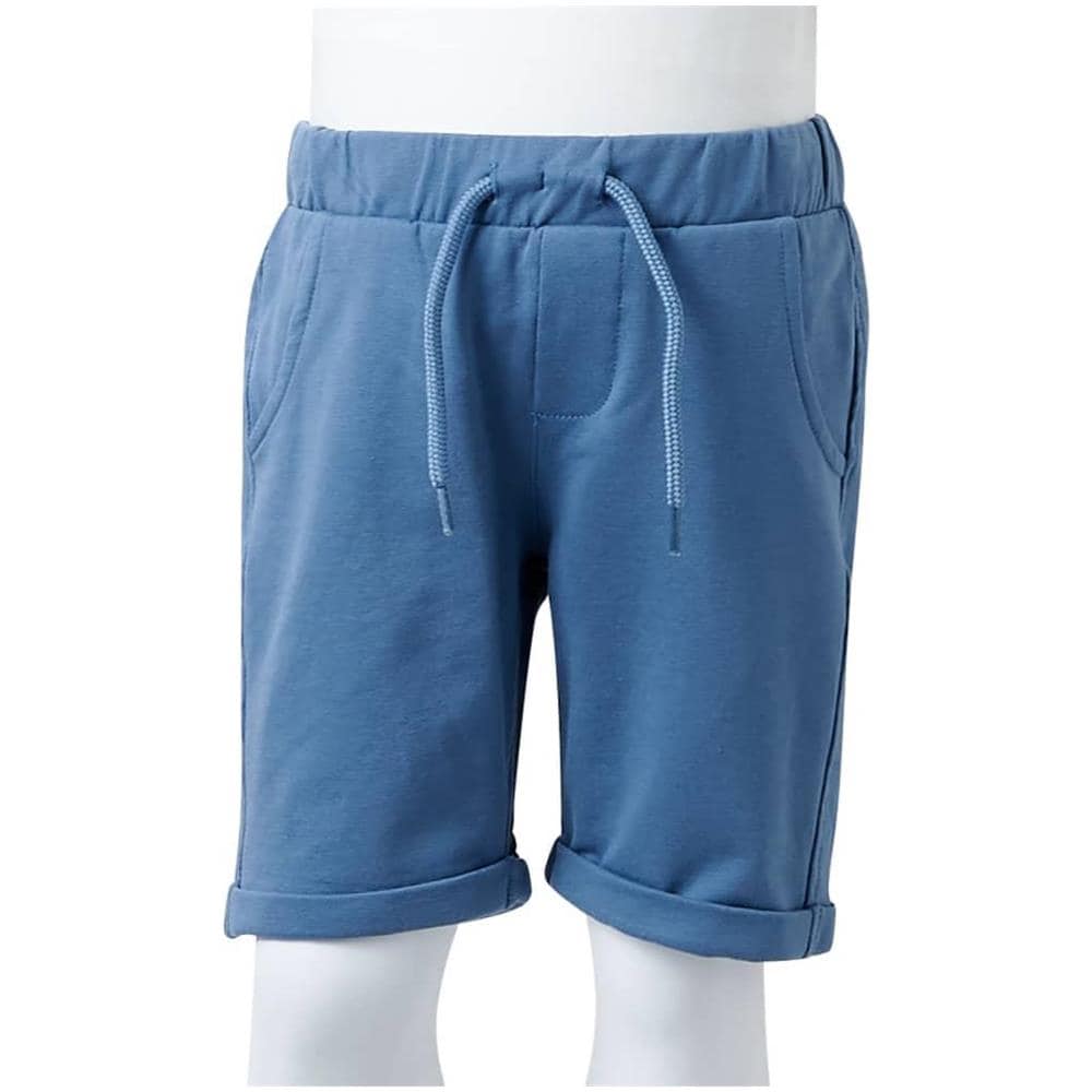 Pantaloncini per Bambini con Coulisse Blu Scuro 140 - Foto 8