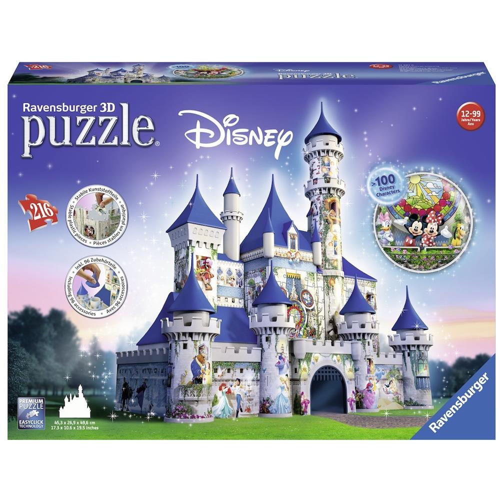 12587 - Puzzle 3d Maxi - Disney Fantasy Castle 216 Pz - Foto 2