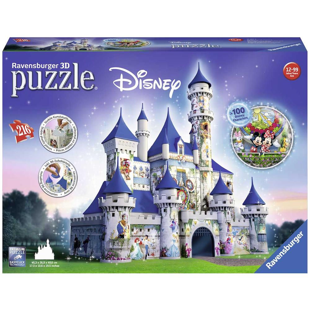 12587 - Puzzle 3d Maxi - Disney Fantasy Castle 216 Pz - Foto 1