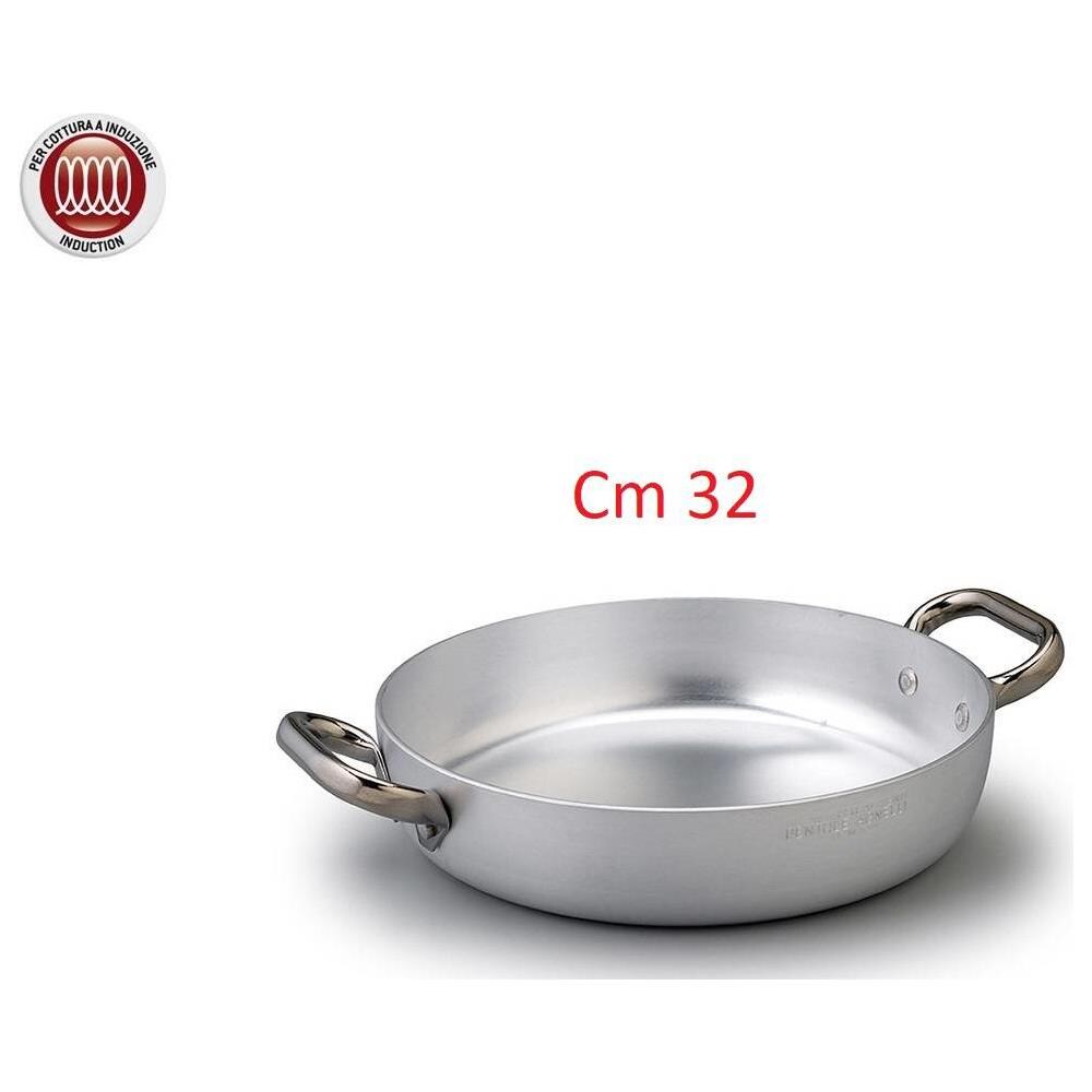 Tegame Spessore 3 Millimetri Con Due Maniglie Inox Per Induzione - Foto 3