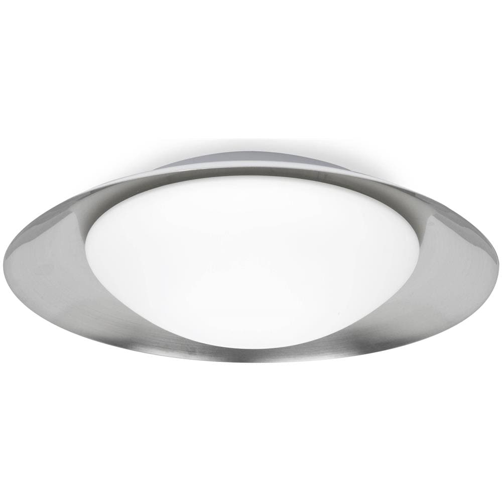 Side Led Plafoniera Bianca E Nichel 20w - Foto 6