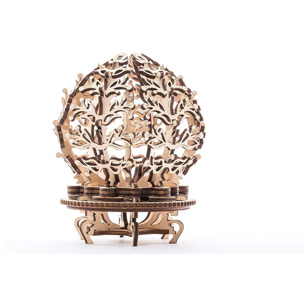 Puzzle in Legno 3D - Fiore Meccanico- 101 Pezzi - Foto 2