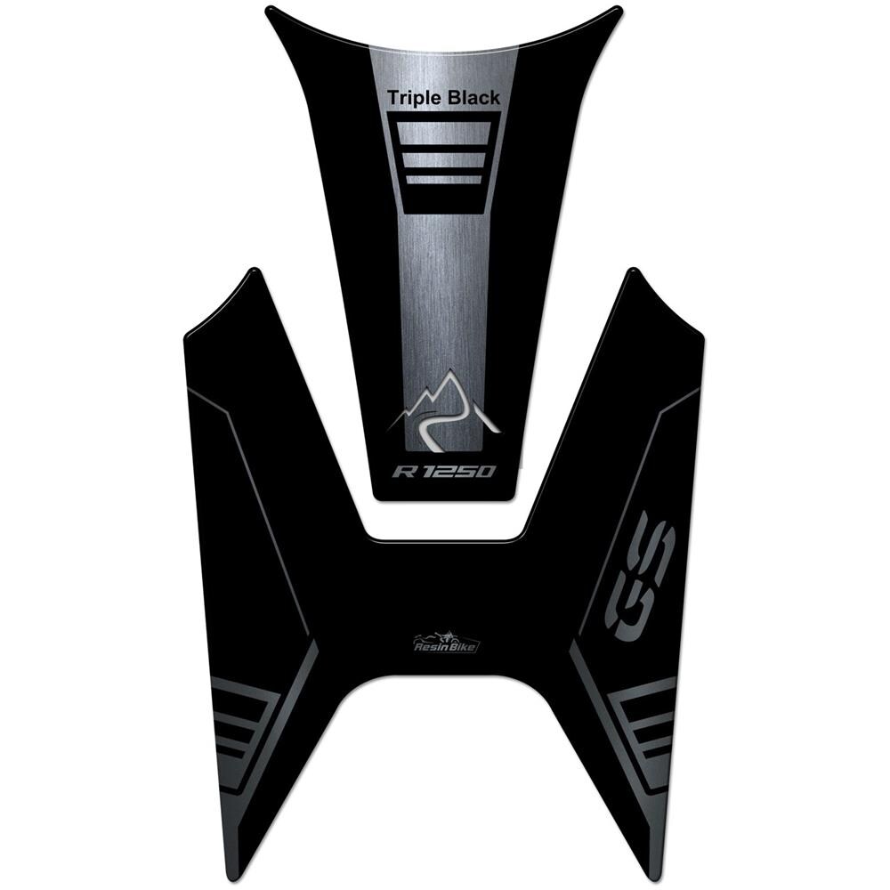 Paraserbatoio Adesivo 3d Compatibile Con R 1250 Gs Triple Black 2021 - Foto 1