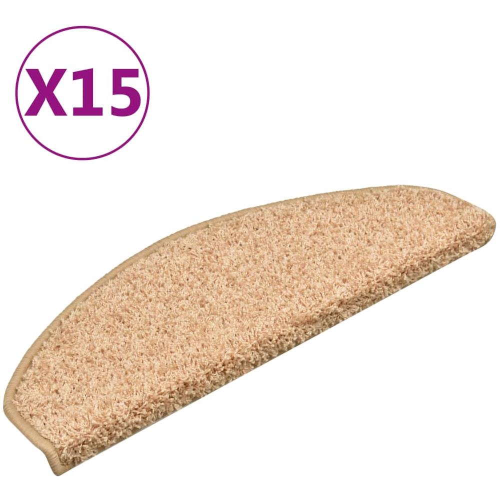 Tappetini per Scale 15 pz Oro 65x21x4 cm - Foto 1