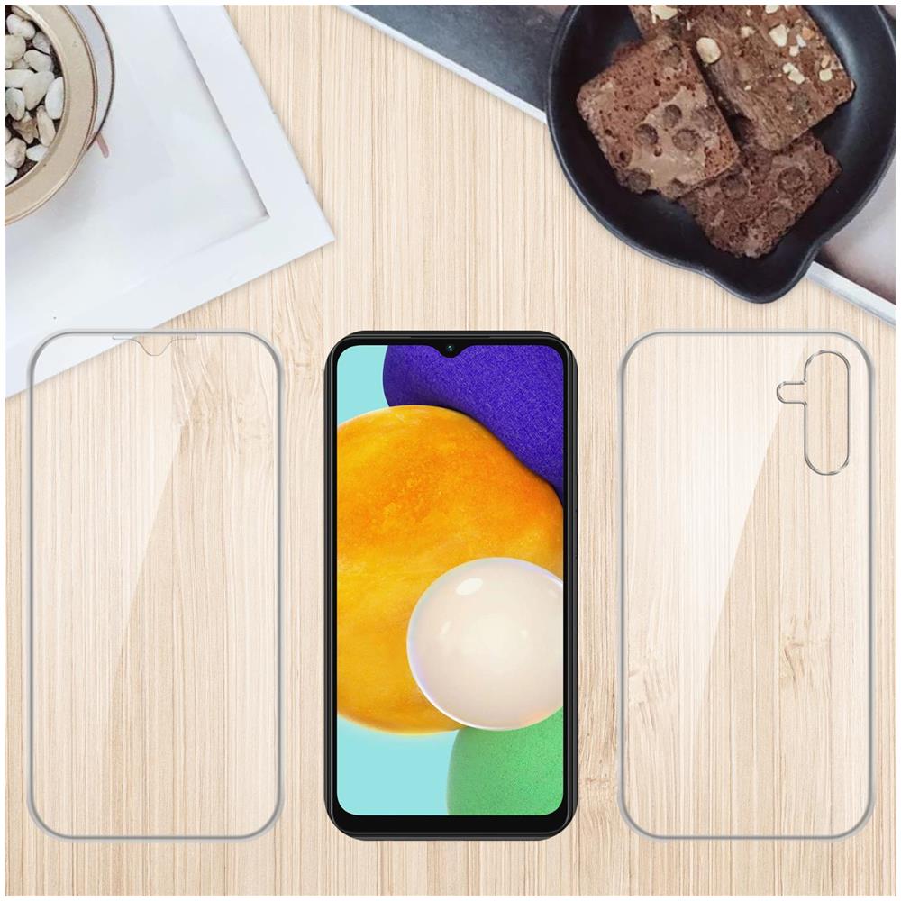 Custodia Compatibile Con Samsung Galaxy A13 5g In Transparente - 360° Full Body Copertura Protettiva - Protezione Anteriore E Posteriore, Protezione A Tutto Tondo Con Protezione Del Display - Foto 6